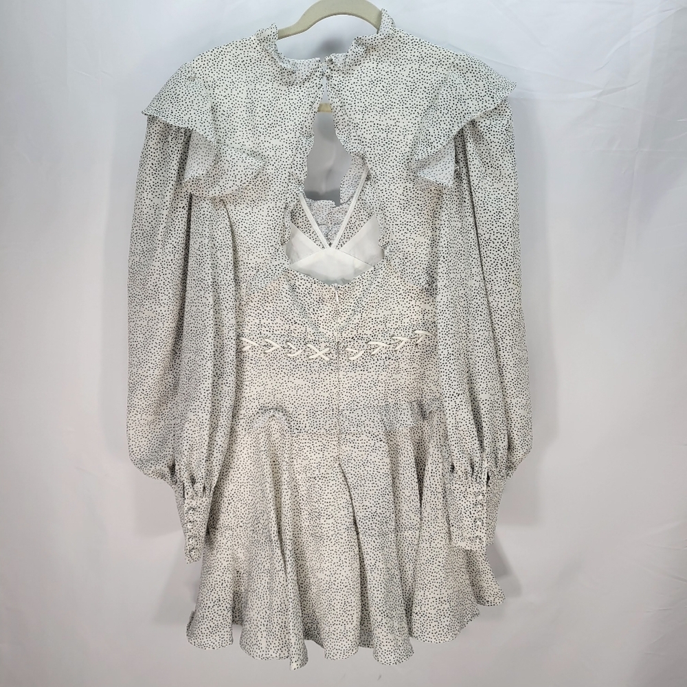 Beulah Ruffled Mini Dress Size Medium - Picture 5 of 14